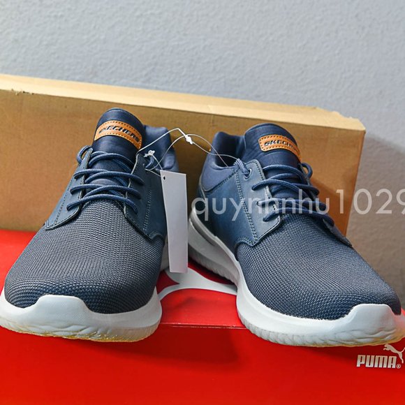 skechers Men's Delson Shoe IN navy - Picture 3 of 6
